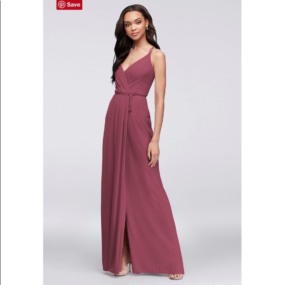 David’s bridal Chianti bridesmaid dress